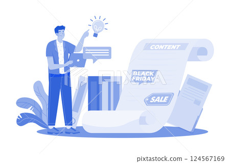 Copywriters create content for advertising materials. Copywriters create content for advertising materials. 124567169