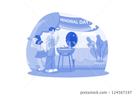 Families and friends gather for barbecues and picnics to celebrate the memory of their loved ones. 124567197