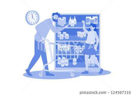 Man's Special Shopping Day with Daughter Man's Special Shopping Day with Daughter 124567310