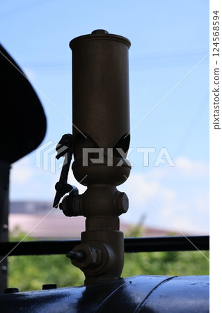 龍鐵4號蒸氣機車的汽笛,現收藏於龍崎市歷史民俗資料館。 龍鐵4號蒸氣機車的汽笛,現收藏於龍崎市歷史民俗資料館。 124568594