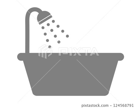 Bath silhouette icon 124568791