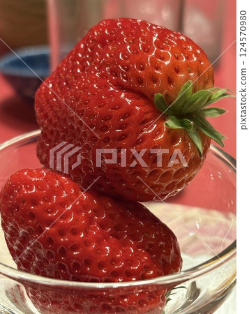 Sweet and big strawberries Sweet and big strawberries 124570980