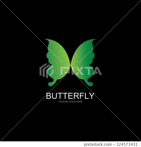 Beauty Butterfly icon design 124571431