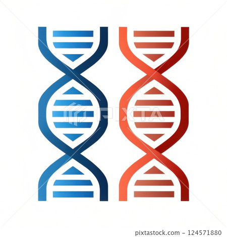 Vibrant Illustration of DNA Double Helix Structure Representing Biotechnology and Genetic Research Elements Vibrant Illustration of DNA Double Helix Structure Representing Biotechnology and Genetic Research Elements 124571880