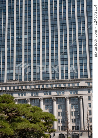 View of skyscrapers and pine trees from the Imperial Palace Plaza View of skyscrapers and pine trees from the Imperial Palace Plaza 124572114