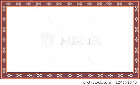 Okinawan Minsa fabric frame material 124572579
