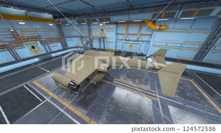 Spacecraft hangar 124572586