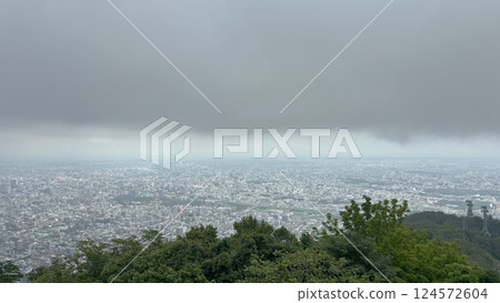 從藻岩山俯瞰札幌市容 從藻岩山俯瞰札幌市容 124572604