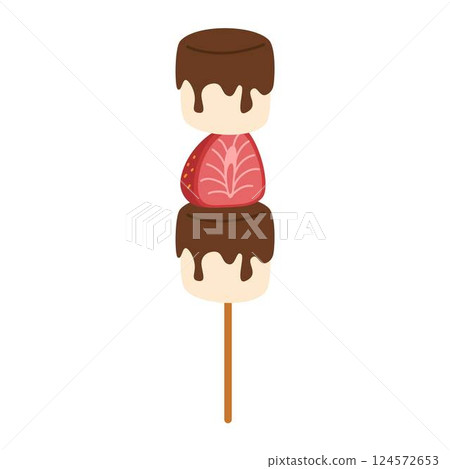 Strawberry Marshmallow Candy Strawberry Marshmallow Candy 124572653