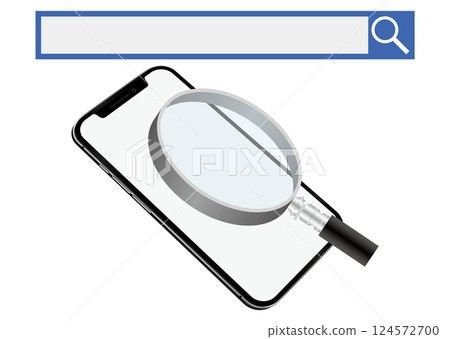 Smartphone and search bar 124572700
