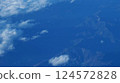 Aerial view of Japan's mountains 124572828