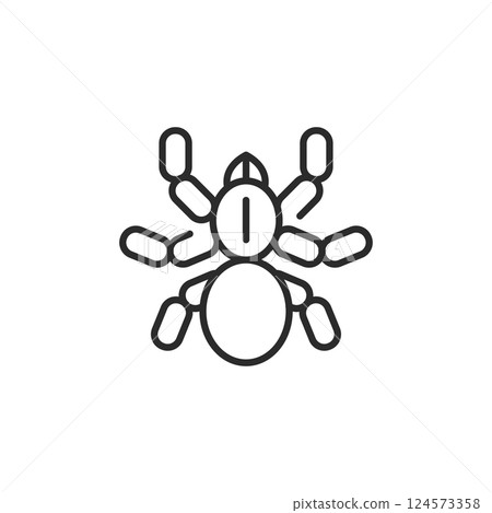 Spider icon 124573358