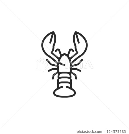 Lobster Icon 124573383