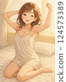 Woman 2 waking up 124573389