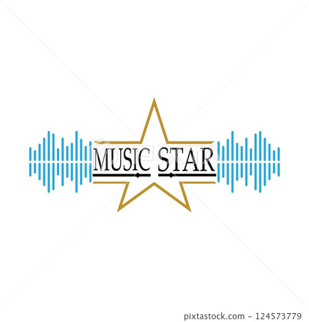 music logo icon vector design illustration template music logo icon vector design illustration template 124573779