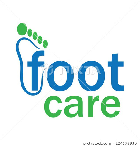 foot Logo Template vector icon foot Logo Template vector icon 124573939
