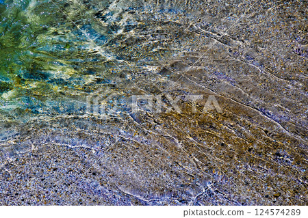 Transparent water flow 124574289