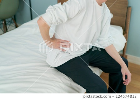 Unwell male body parts Unwell male body parts 124574812