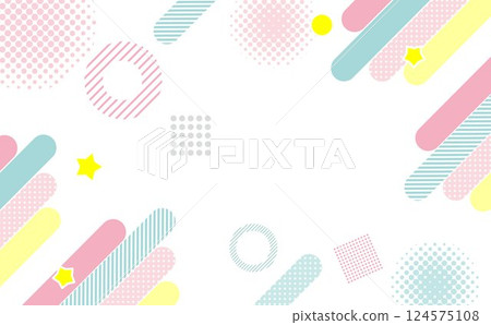 Cute pastel business background geometric Cute pastel business background geometric 124575108