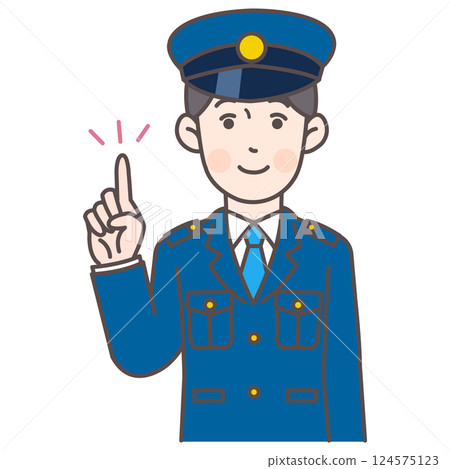 police officer pointing 124575123