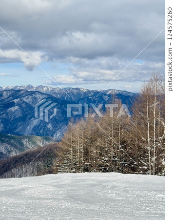 從上越國際滑雪場看到的雪景 從上越國際滑雪場看到的雪景 124575260