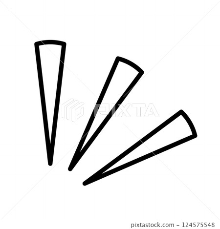 Emphasis mark, attention, cartoon symbol, illustration Emphasis mark, attention, cartoon symbol, illustration 124575548