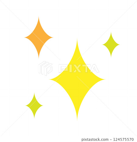 閃亮剪影黃色單一 閃亮剪影黃色單一 124575570