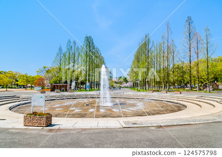 大阪花博紀念公園鶴見綠地噴泉廣場 124575798