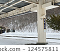 大雪覆蓋的網走站 124575811