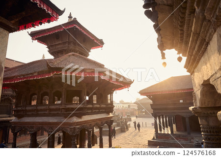 Durbar Square in Bhaktapur city, Nepal 124576168