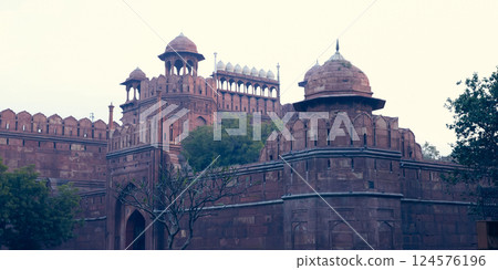 Red Fort in Delhi city, India Red Fort in Delhi city, India 124576196
