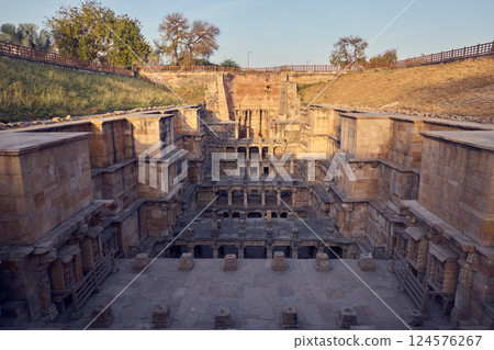 Rani Ki Vav temple and Stepwell in Patan city, India 124576267