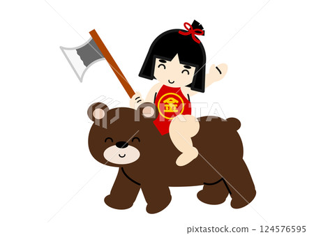 金太郎騎熊 124576595