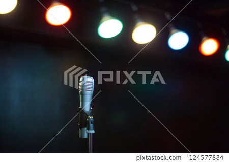 Stage microphone Stage microphone 124577884