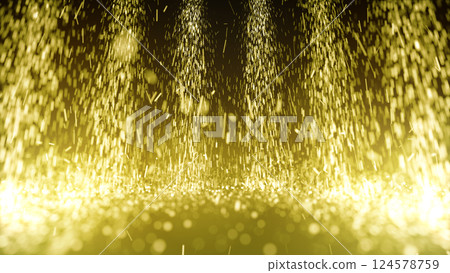A huge curtain of sparks - Yellow 124578759