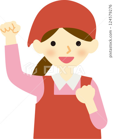 Apron woman 124579276