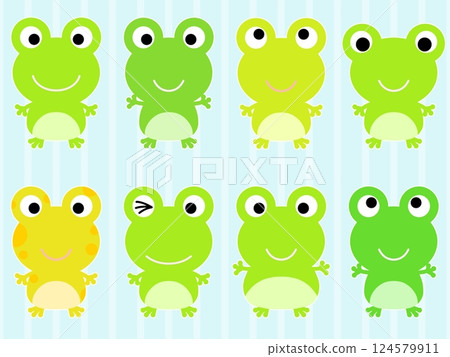 Frog seamless pattern F-1 Frog seamless pattern F-1 124579911