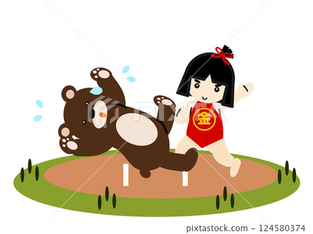 金太郎與熊搏鬥 124580374