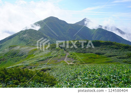 從西朝山望去的中岳和大朝山 124580404