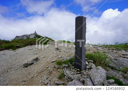 A signpost at the inner shrine of Aizan Asahidake Shrine on Mt. Oasahi A signpost at the inner shrine of Aizan Asahidake Shrine on Mt. Oasahi 124580932