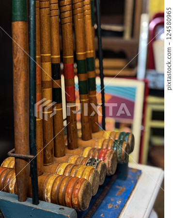 Ready for the Game: Vintage Croquet Mallets Ready for the Game: Vintage Croquet Mallets 124580965