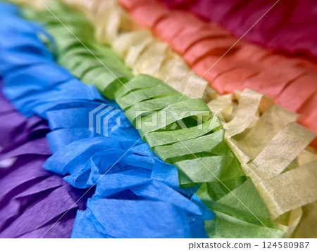 Rainbow Ruffles, A Spectrum of Paper Art in Motion Rainbow Ruffles, A Spectrum of Paper Art in Motion 124580987