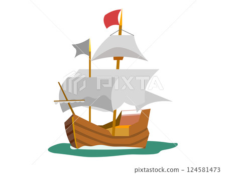 大航海時代的帆船 124581473