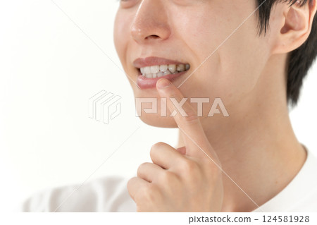 美容男孩牙齒保健口腔 124581928