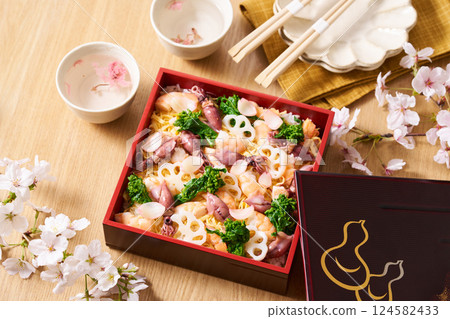 春天傳單壽司 124582433