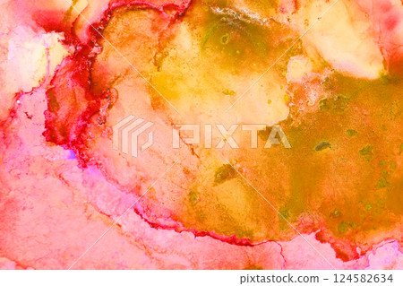 水彩風格的背景材料 124582634