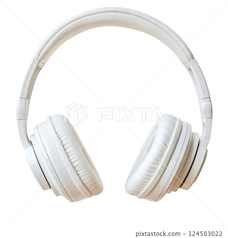 Studio headphones isolated on white background 124583022
