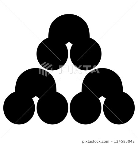 This is the family crest. It is called Mitsumorisuhama. This is the family crest. It is called Mitsumorisuhama. 124583042