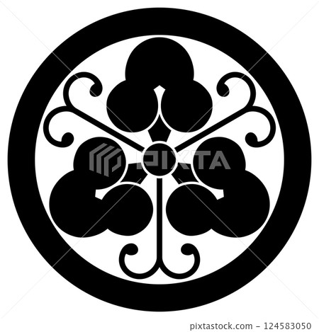 This is the family crest. It is called Suhama, and has three vines in a circle. 124583050