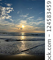 Sunset over the sea 124583459